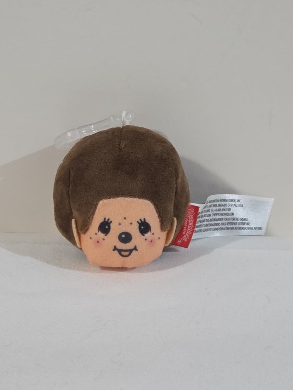 monchhichi mini plushie keychain